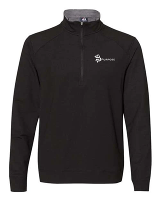 J Crew Omega Quarter Zip - Black